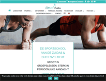 Tablet Screenshot of fitness-zuidas.nl